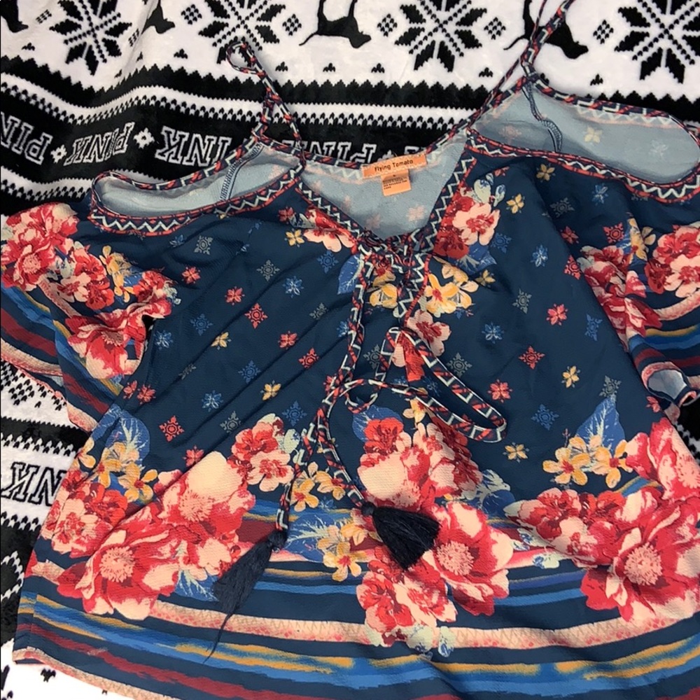 Cold shoulder top